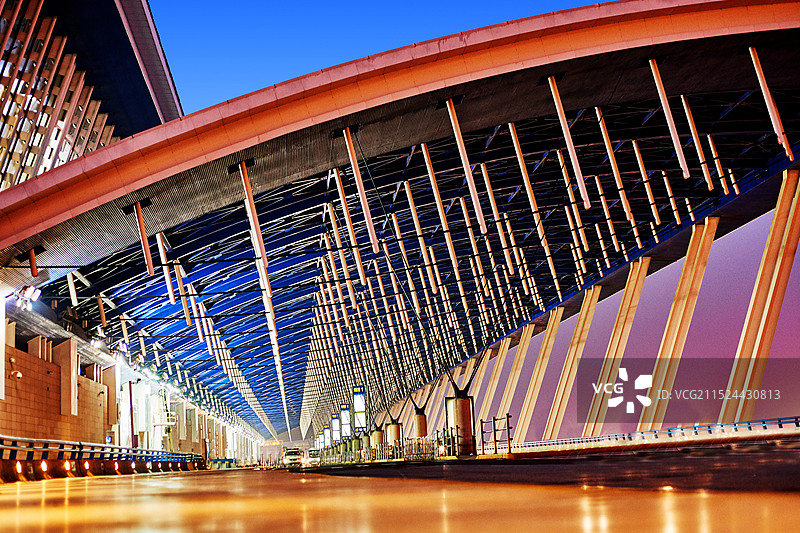 上海，浦东国际机场。图片素材