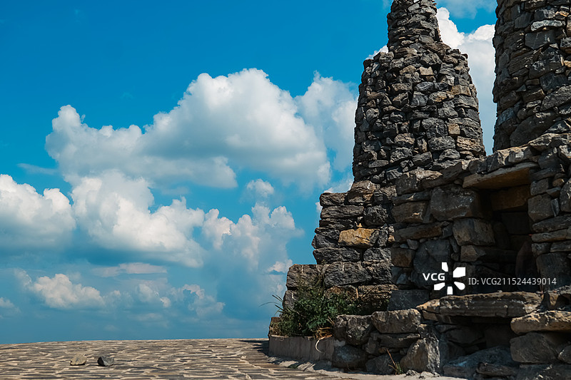 湘西凤凰县老鸦坡祭祀台一角图片素材