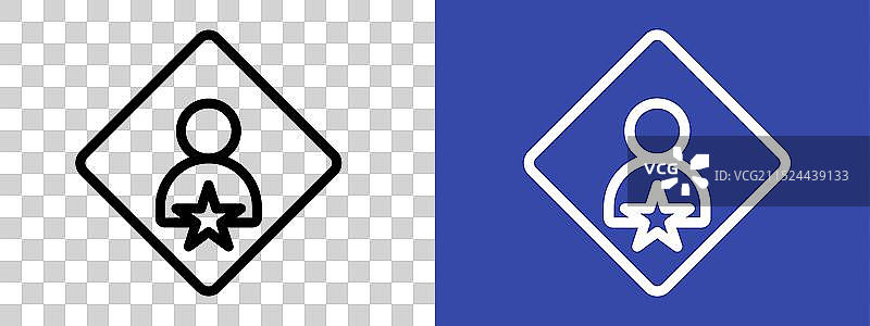 致癌物图标标志轮廓图片素材