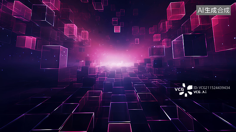 【AI数字艺术】太空穿梭宇宙探索迷宫游戏场景图片素材