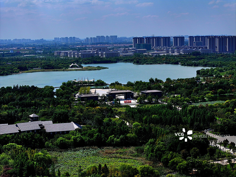 徐州·潘安湖湿地公园煤矿塌陷区生态修复图片素材