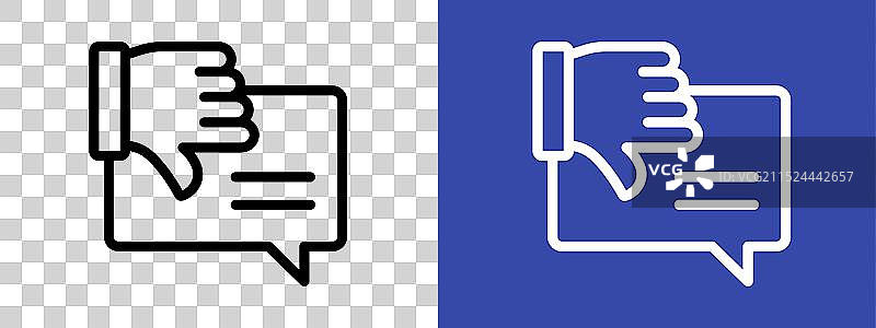 负面反馈图标标志图片素材