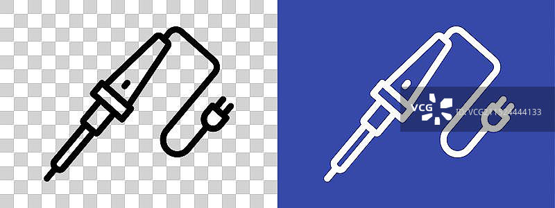 电烙铁图标标志轮廓图片素材