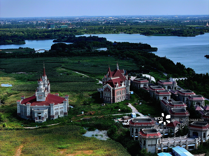 徐州·潘安湖湿地公园煤矿塌陷区生态环境修复图片素材