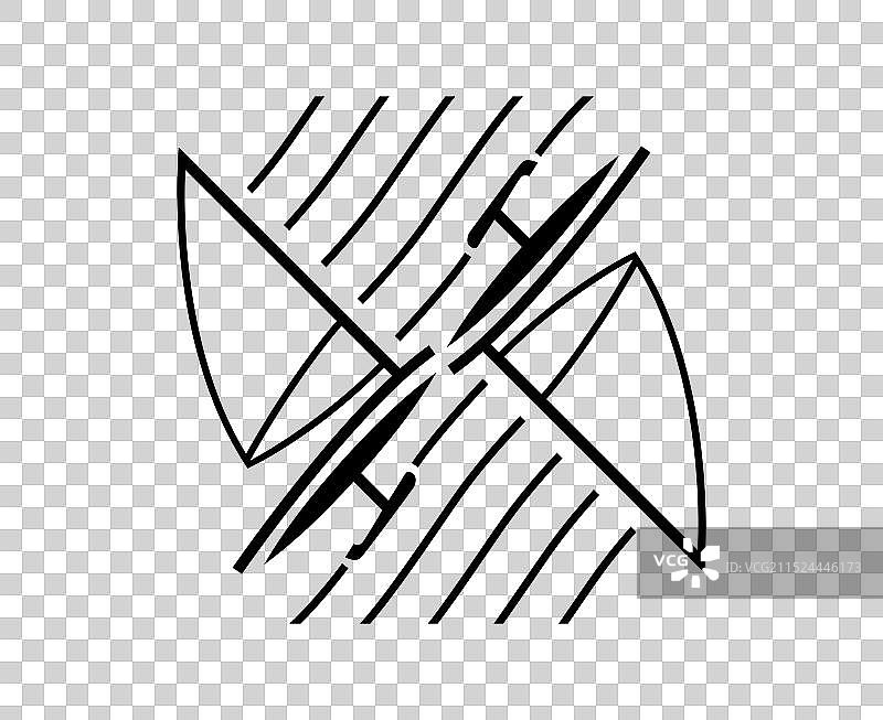 2024年巴黎奥运会帆船比赛标志图片素材