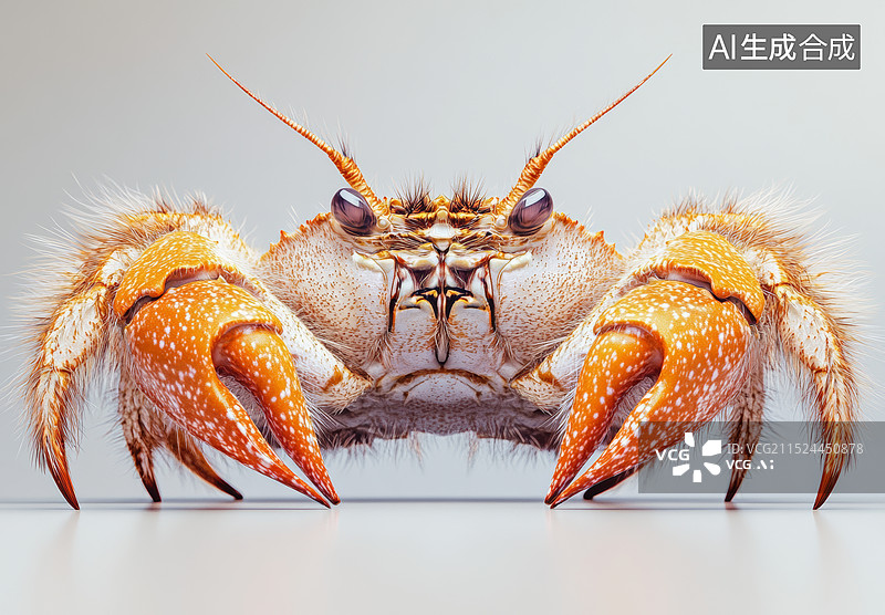 【AI数字艺术】大闸蟹盛宴，美食的艺术呈现图片素材