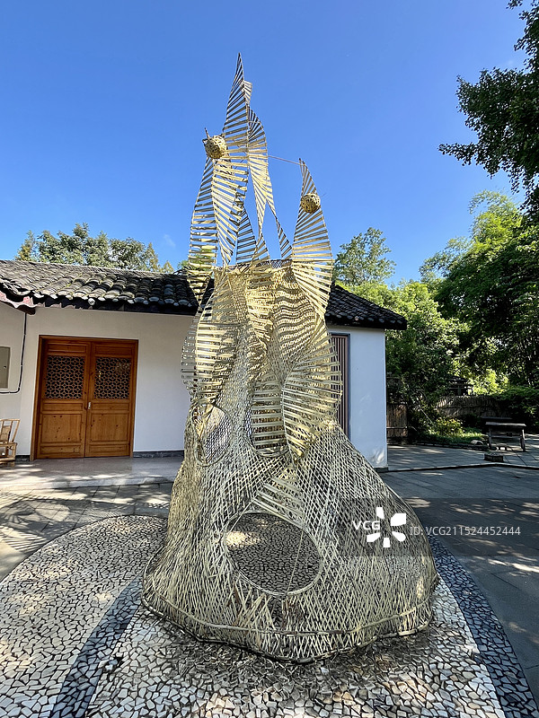 成都崇州道明竹艺村图片素材