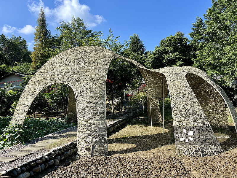 成都崇州道明竹艺村图片素材