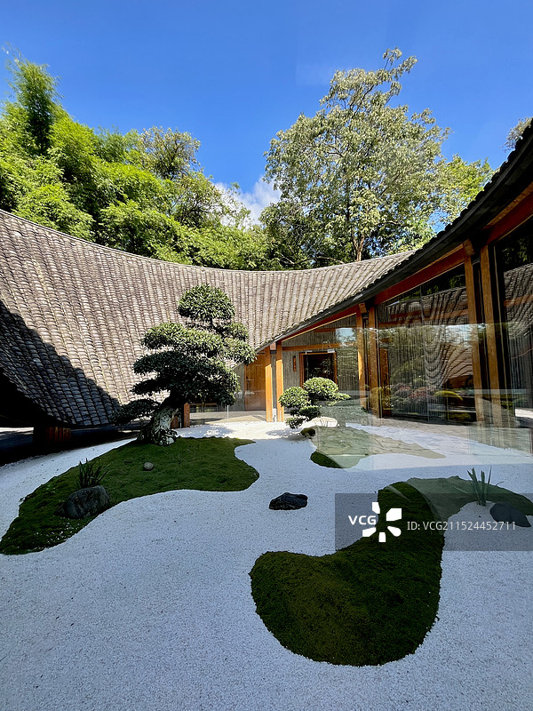 成都市崇州道明竹艺村竹里图片素材