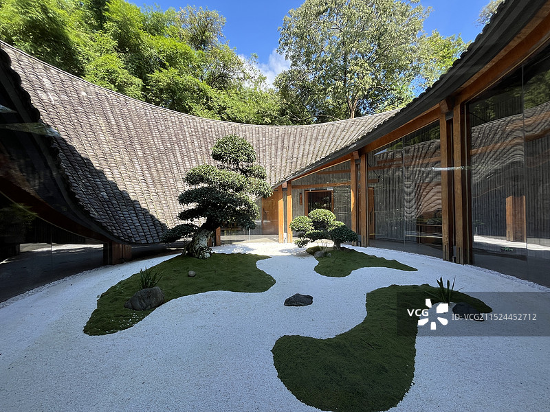 成都市崇州道明竹艺村竹里图片素材