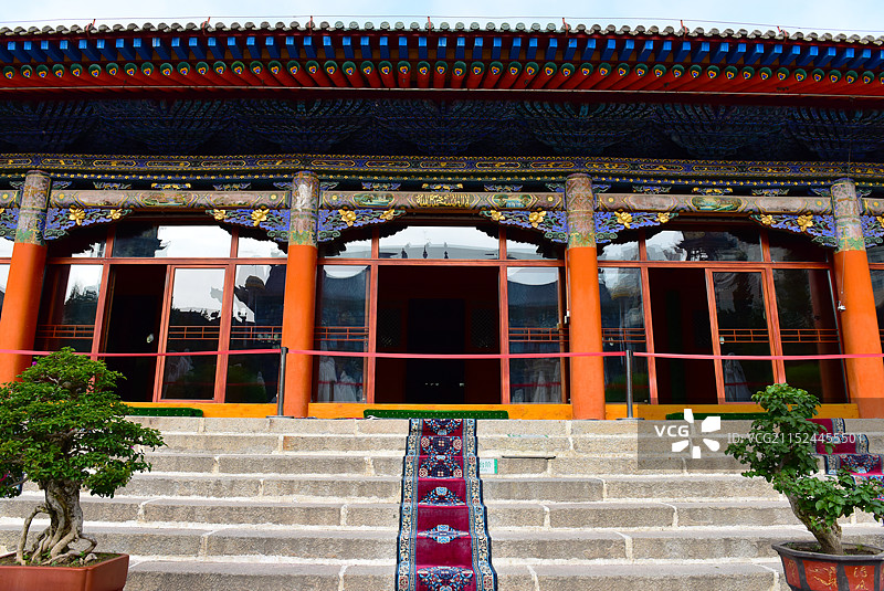 青海省西宁市东关清真大寺航拍图片素材