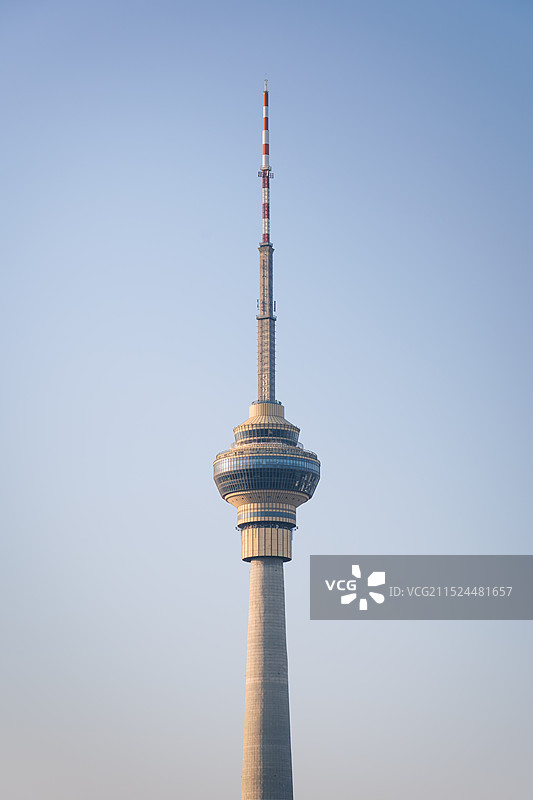 玉渊潭北京电视塔图片素材