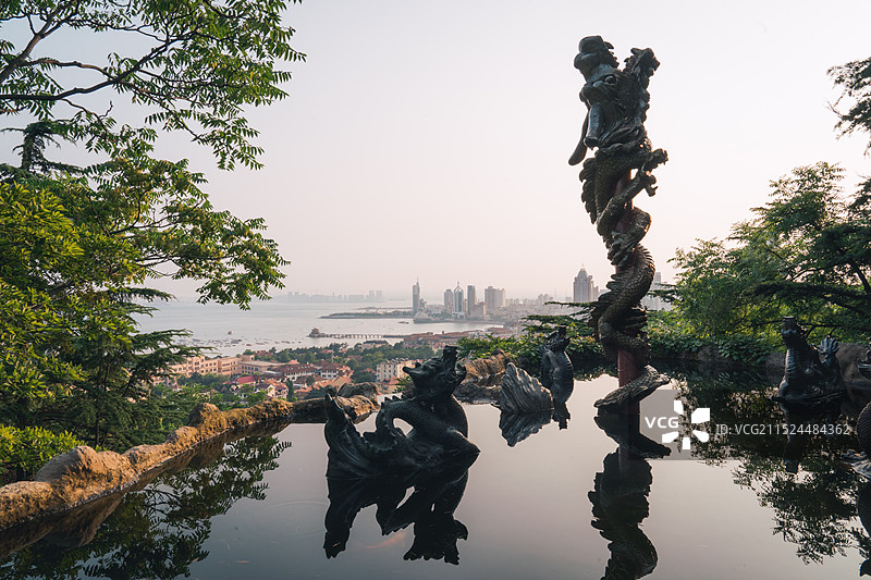 青岛信号山五龙潭图片素材