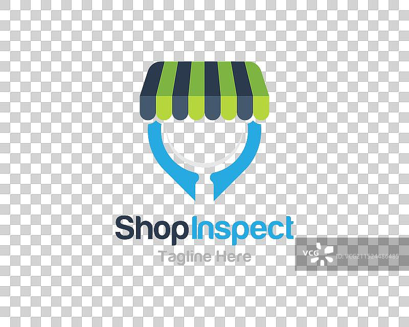 创意商店检查图标Logo设计图片素材