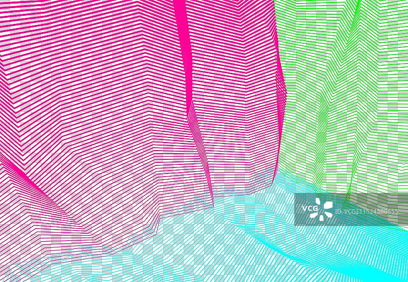 用于设计线条艺术的超现实主义3D作品图片素材