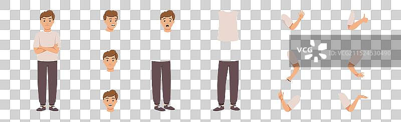 可拆卸身体的男人物构造图片素材