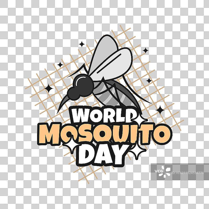 世界蚊子日时髦设计图片素材