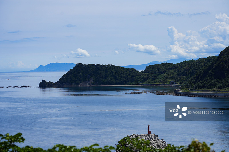 北海道积丹半岛黄金岬图片素材