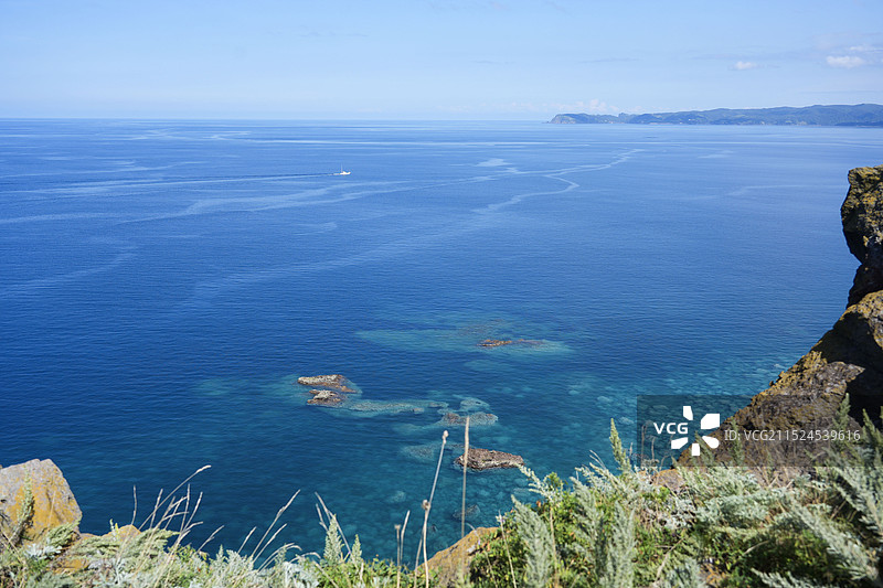 北海道 积丹半岛 神威岬图片素材