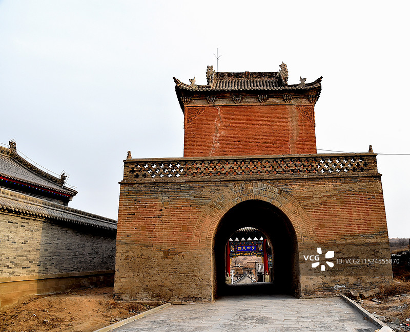 榆林横山区波罗古堡图片素材