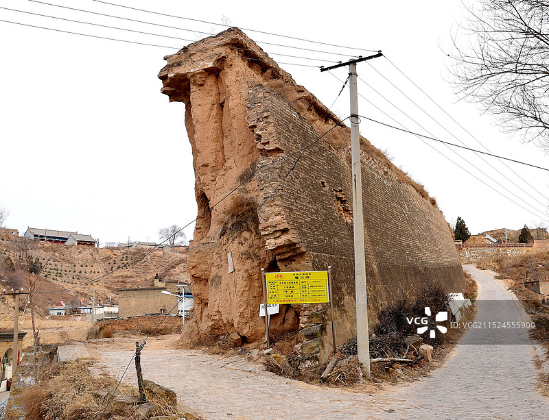 榆林横山区波罗古堡图片素材