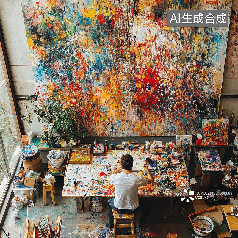 【AI数字艺术】设计师的创作图片素材