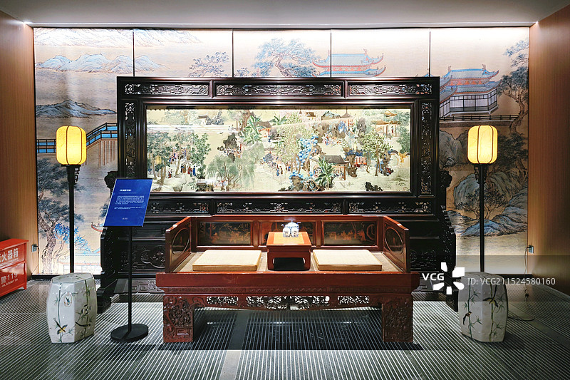 成都蜀锦织绣博物馆图片素材