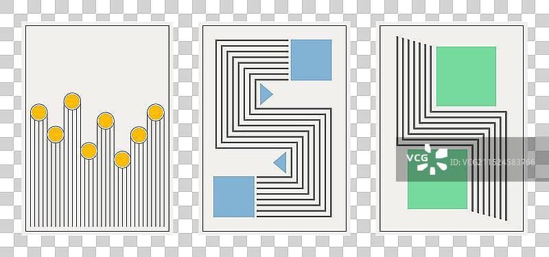 海报抽象构图图片素材