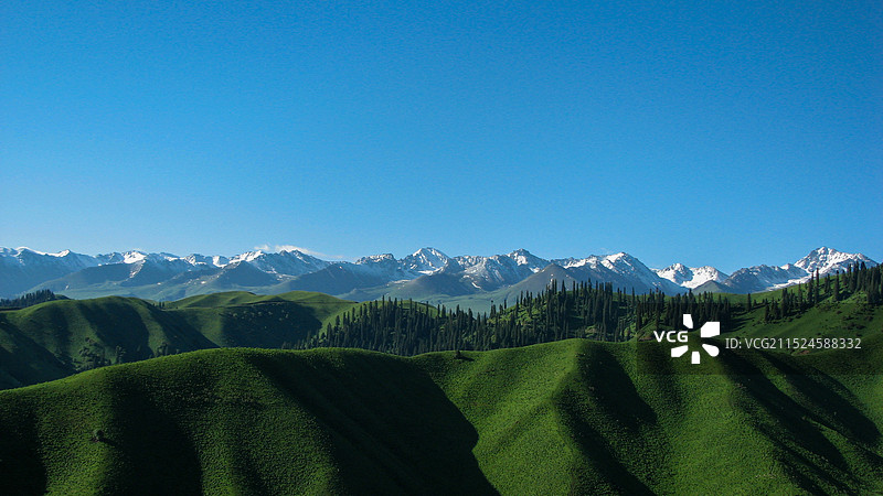 Nalati Grassland, China, 新疆那拉提草原, 2007夏图片素材