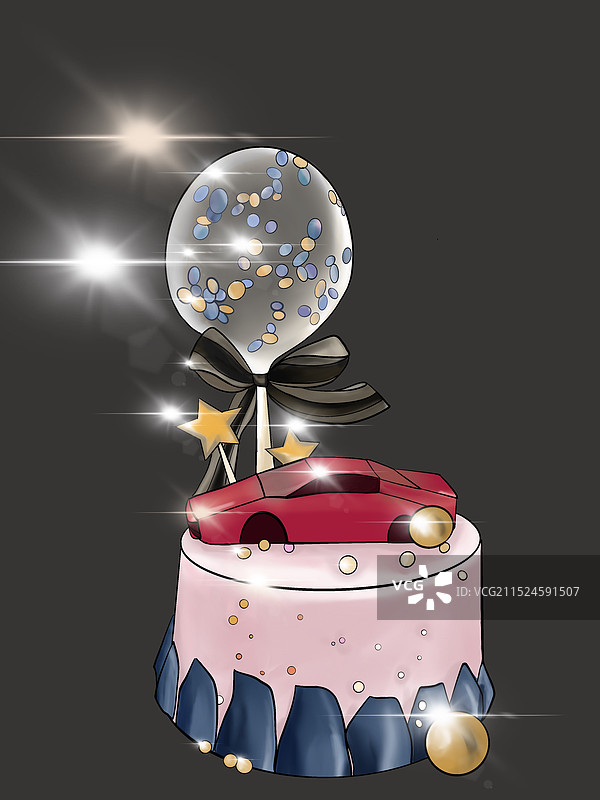 静物美食生日蛋糕图片素材