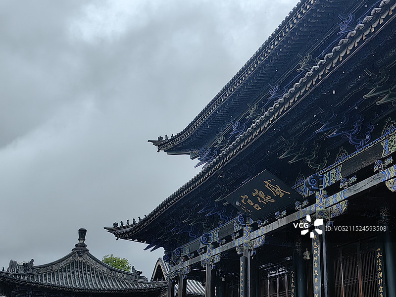 亭与鹅图片素材