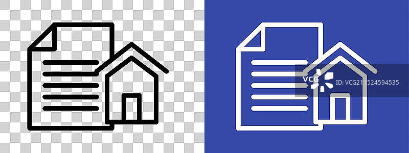 抵押贷款图标标志轮廓图片素材