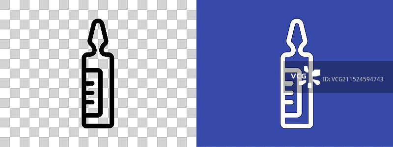 医疗药瓶图标Logo标志轮廓图片素材