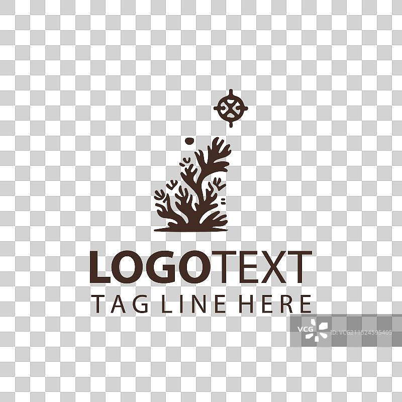 珊瑚树标志图片素材