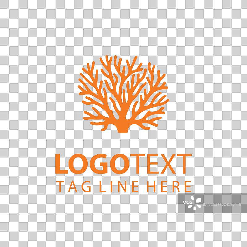 珊瑚树标志图片素材