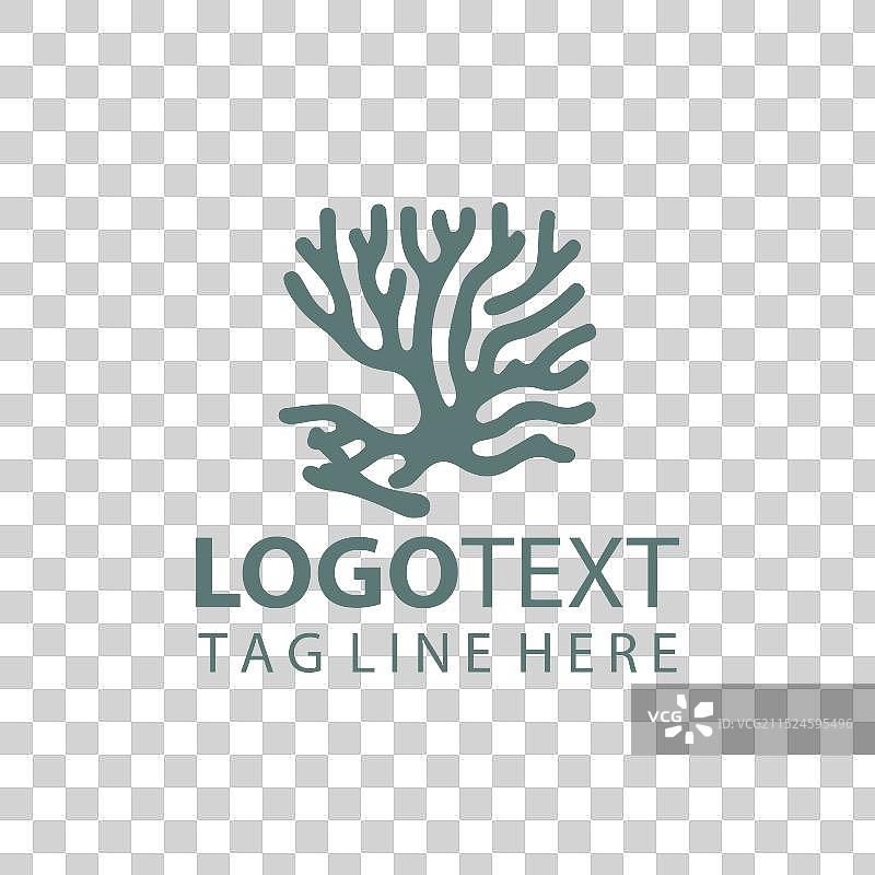 珊瑚树标志图片素材
