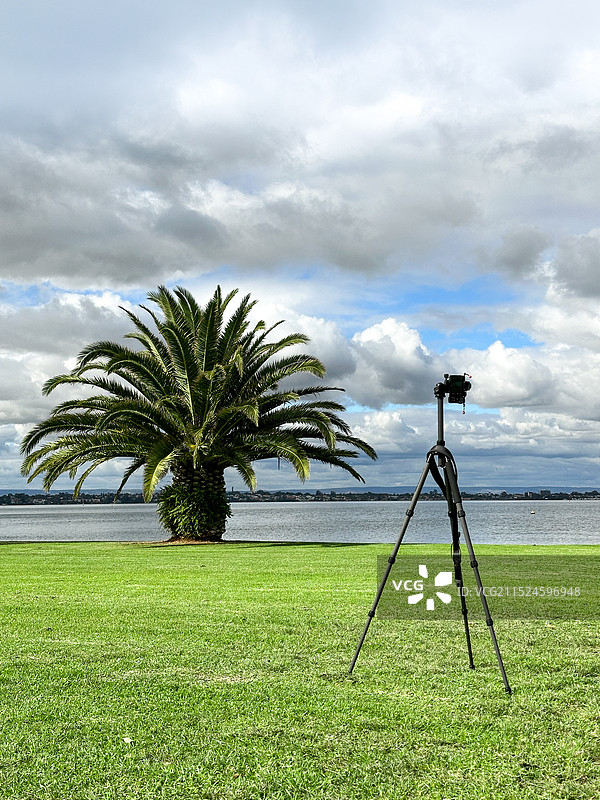 在梦中的地方架起相机图片素材