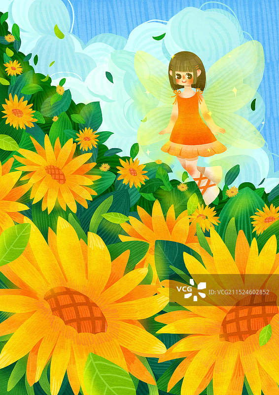 向日葵花田图片素材