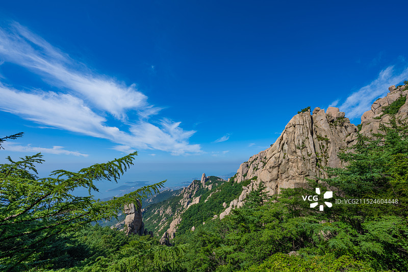 青岛崂山巨峰风景区图片素材