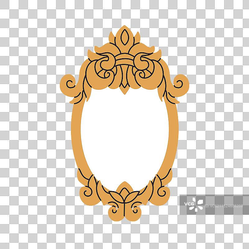 复古相框装饰画图片素材