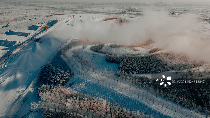 冰雪运动 滑雪 雪道 风光 风景图片素材