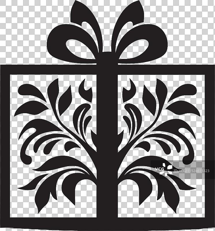 庆祝礼品展示盒图标设计图片素材