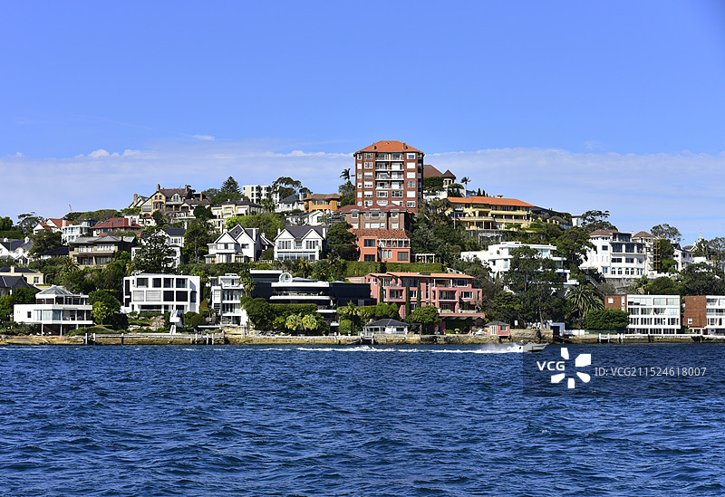 澳大利亚悉尼城市风光悉尼湾城市房屋建筑图片素材