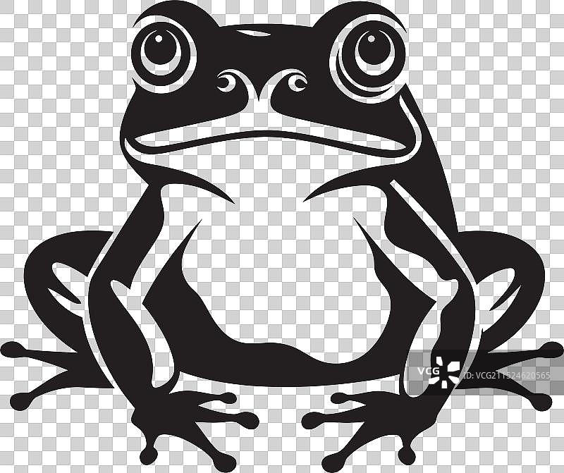 活力青蛙标志图片素材