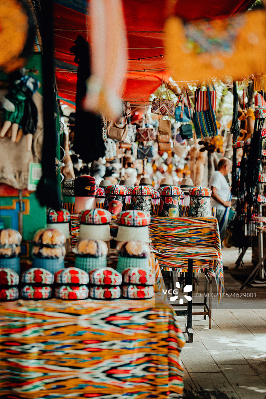 民族 民宿 彩色 非遗 风格 新疆图片素材