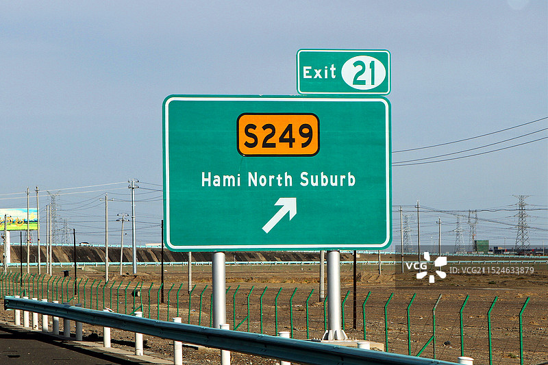 新疆英文路标图片素材