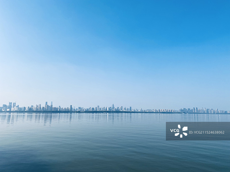 城市天际线风光图片素材