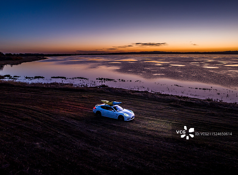 日出下的帕拉梅拉图片素材