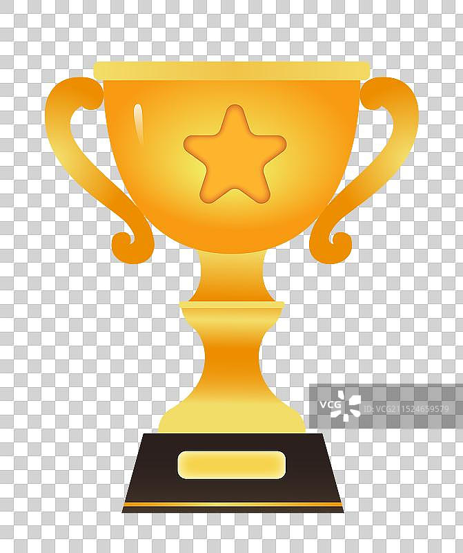 销售促销喜报战报冠军奖杯矢量元素图片素材