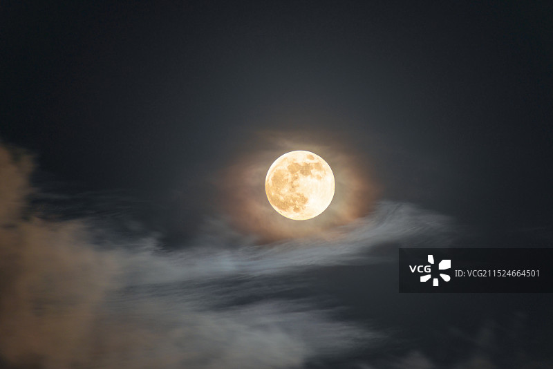 夜空中的月亮素材图片素材